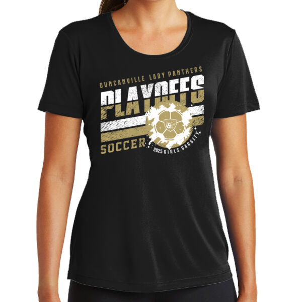 D'Ville Playoffs 25 - Ladies 100% Poly T-Shirt Thumbnail