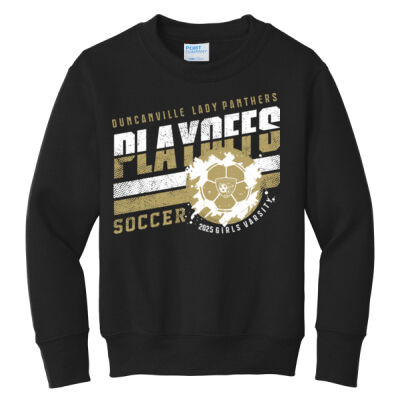 D'Ville Playoffs 25 Youth 50/50 Crewneck Sweatshirt Thumbnail